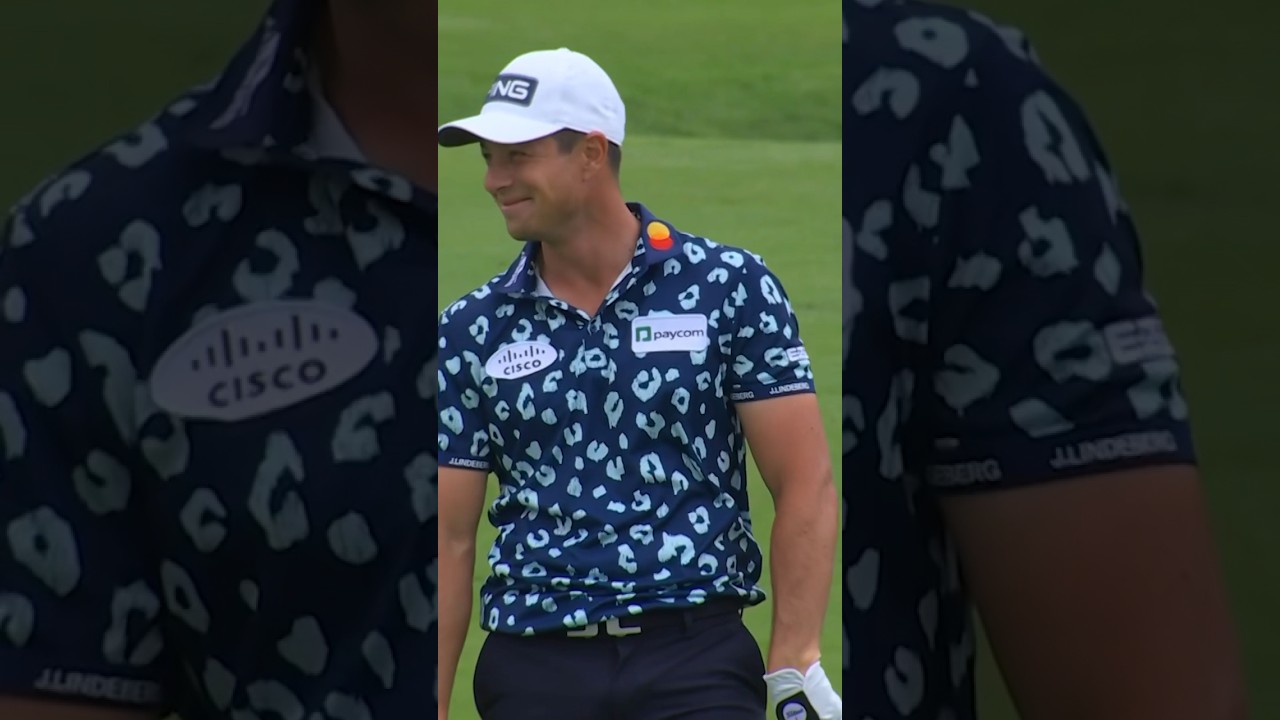 Crazy HOLE-OUT eagle! 😱