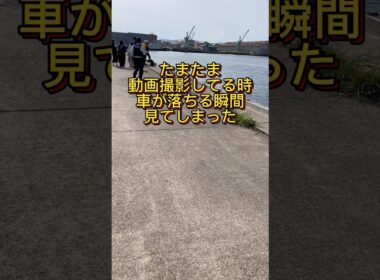 釣りしてたら😳落ちる瞬間見てしまった😭 助かって欲しいって願ったけど😭#short   #衝撃の瞬間  #函館
