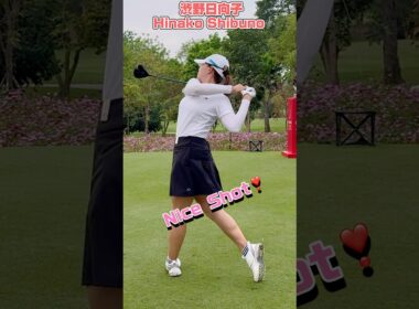 “渋野日向子選手”❤️ 今期の悔しさを胸に！来期LPGAで大活躍‼️期待してます！