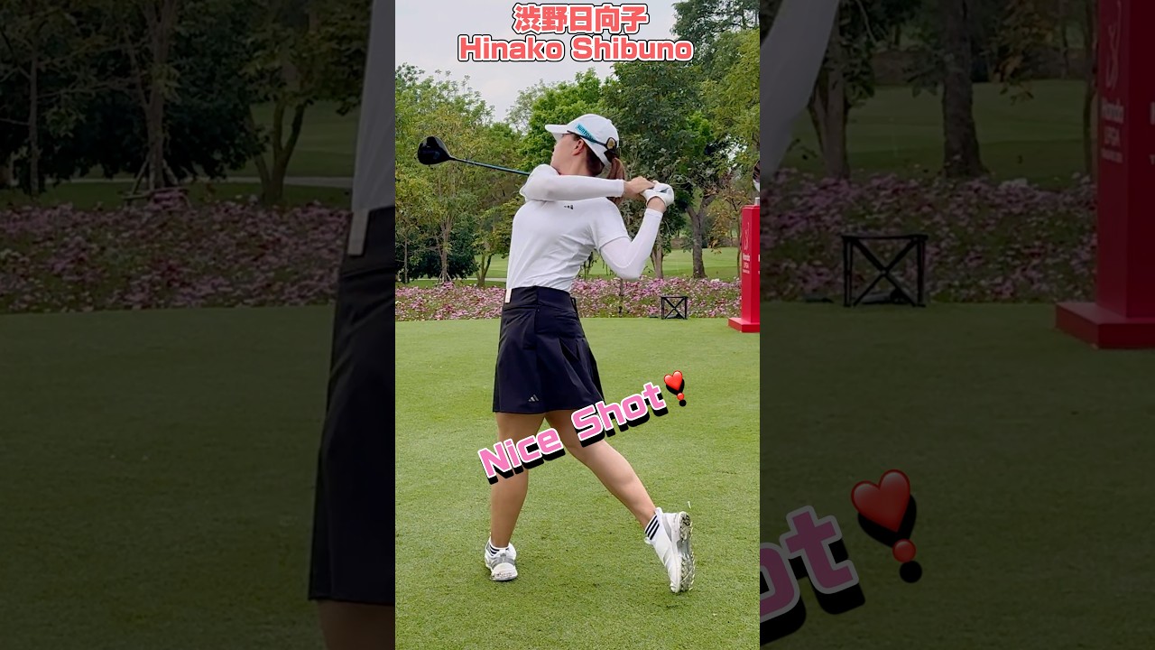 “渋野日向子選手”❤️ 今期の悔しさを胸に！来期LPGAで大活躍‼️期待してます！