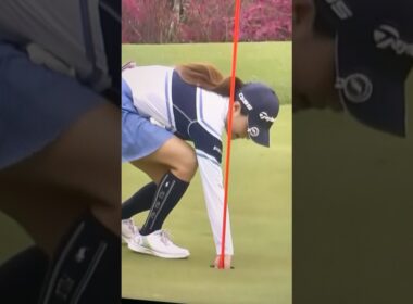 【新垣比菜】アクサレディス　グリーンエッジからのチップイン　#ゴルフ #golf #チップイン