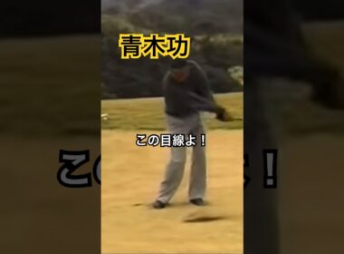 青木功プロ 最高のお手本です👍 #golf #ゴルフ #golfswing #ゴルフスイング #青木功