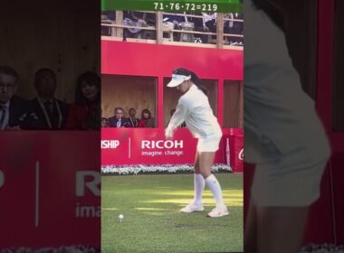 【脇元華】リコーカップ最終日　ドライバーショット　#ゴルフ #ゴルフスイング #女子プロゴルファー #golf #golfswing