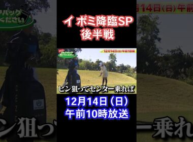 【イ ボミとガチ勝負！賞金女王のバーディー狙い方】武井壮のゴルフバッグ担いでください/#武井壮#プロキャディー #golf #ゴルフ #shorts #切り抜き #プロゴルファー#イボミ