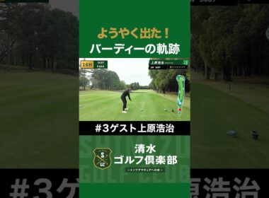 【ゴルフ×上原浩治】ようやく出た！バーディーの軌跡！#清水ゴルフ倶楽部 #清水直行 #上原浩治