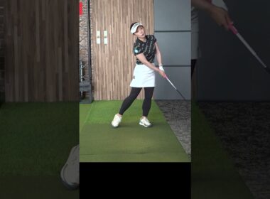 腰を回転させる時の注意点 #有村智恵 #ゴルフレッスン #ゴルフ #女子プロ