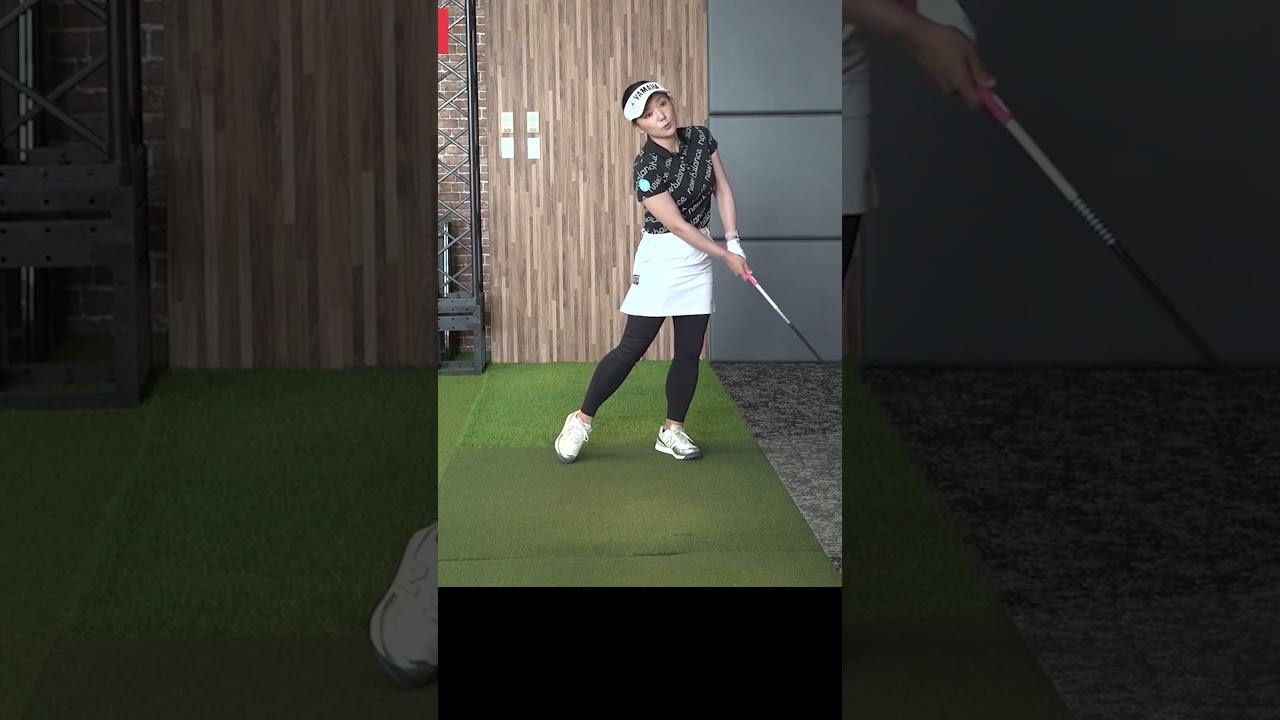 腰を回転させる時の注意点 #有村智恵 #ゴルフレッスン #ゴルフ #女子プロ