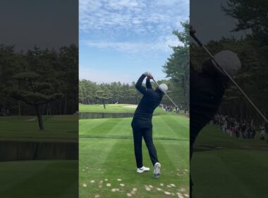 2023 ダンロップフェニックストーナメント　1日目　ブルックス・ケプカ　アイアンティーショット　#ゴルフ　#ブルックス・ケプカ　#Brooks Koepka