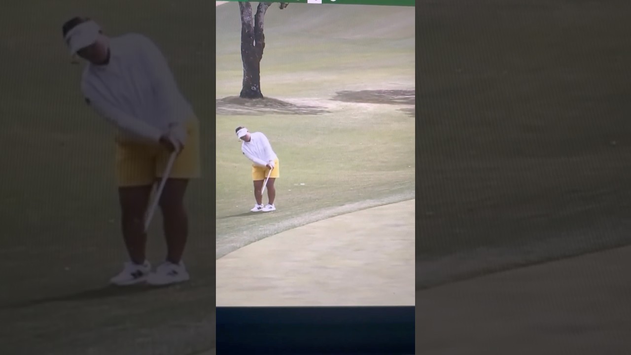 【鈴木愛】ヤマハレディス3日目　チップインバーディ　#ゴルフ #golf #チップイン