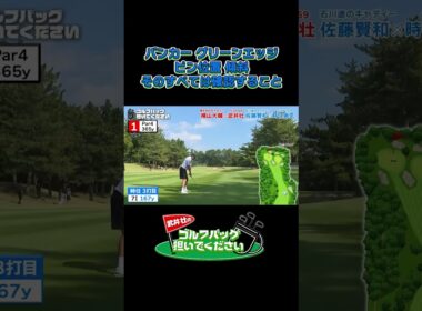 【バンカー…グリーンエッジ…ピン位置…傾斜…】武井壮のゴルフバッグ担いでください/#武井壮#プロキャディー #golf #ゴルフ #shorts #切り抜き #プロゴルファー#時任勇気