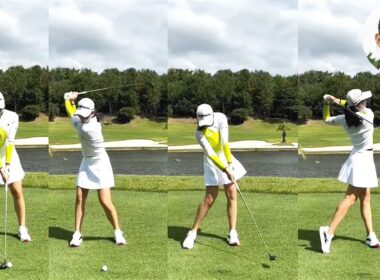 Yuting Seki セキ・ユウティン プロゴルファー DRIVER SHOT SLOW MOTION !!!