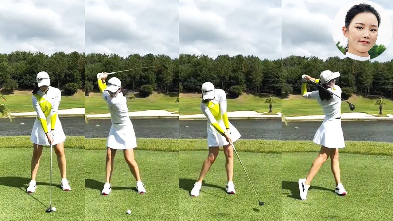 Yuting Seki セキ・ユウティン プロゴルファー DRIVER SHOT SLOW MOTION !!!
