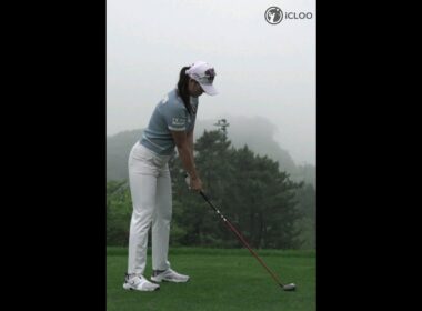 What a swing! Minsun Kim