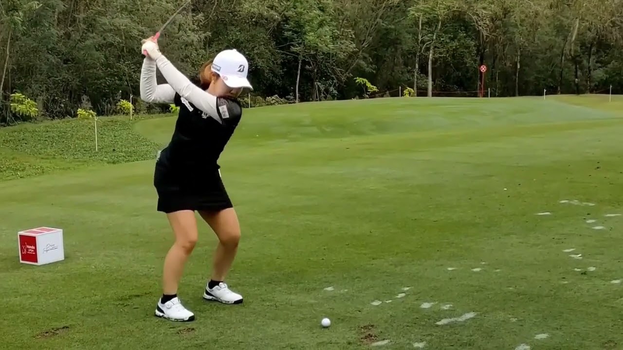 古江彩佳スローモーション（Honda LPGA Thailand 2025年2月21日より）