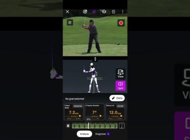 ジャンボ 尾崎 将司さんの正面からのドライバーショット