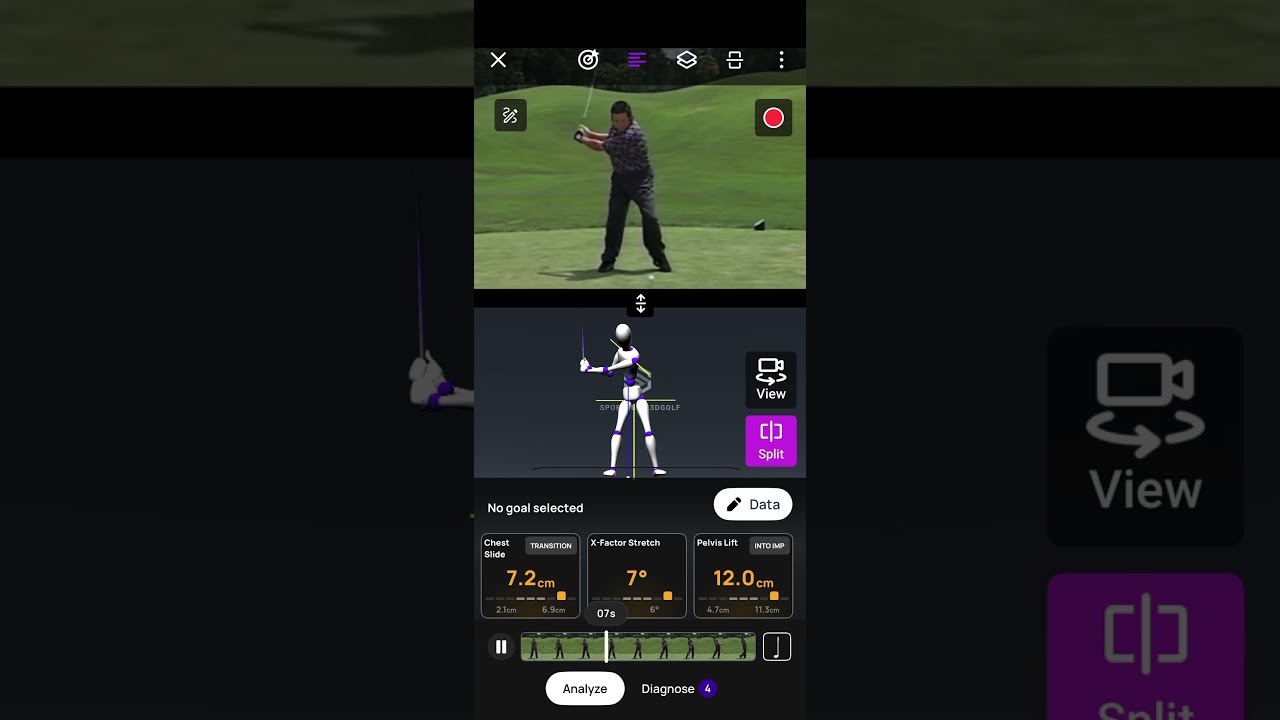ジャンボ 尾崎 将司さんの正面からのドライバーショット
