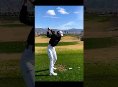 The Queen of K-Golf! 👑 Hyun-Ju Yoo's Most Powerful Driver Swing