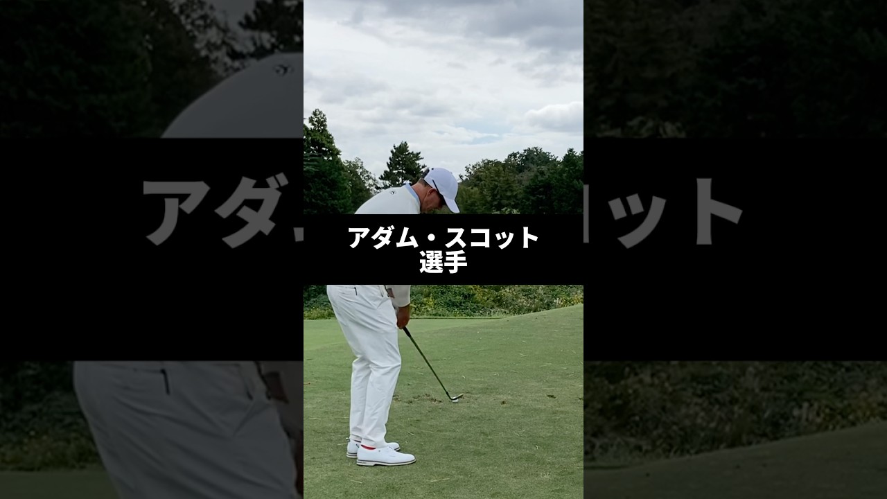 アダム・スコット選手のアイアンショットのスイング