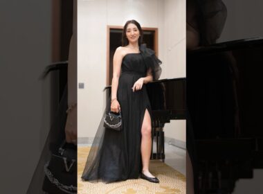 【ストリートスナップ】ワンショルダーが印象的な脇元 華選手