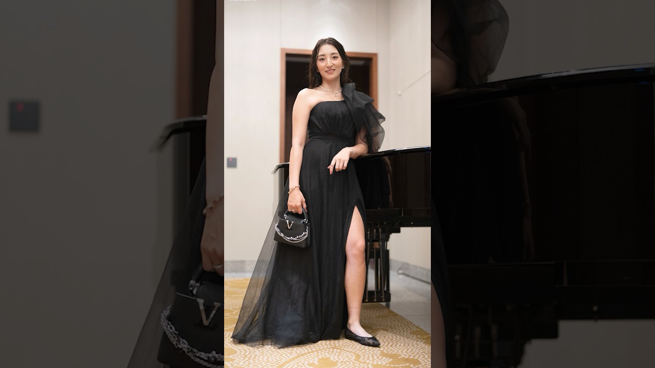 【ストリートスナップ】ワンショルダーが印象的な脇元 華選手