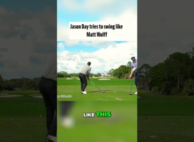 ジェイソン・デイがマット・ウルフのスイングを真似するとどうなるのか😂
