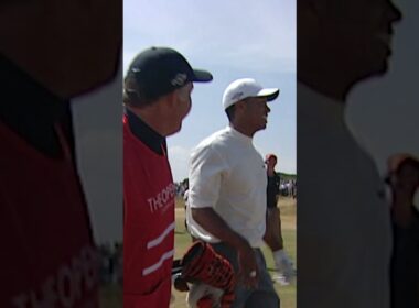 信じられないタイガー・ウッズのホールアウト！