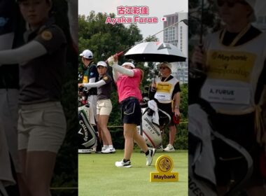 【Slow】力まないから飛ぶ❣️「リラックス・スイング」の極意❗️【古江彩佳】