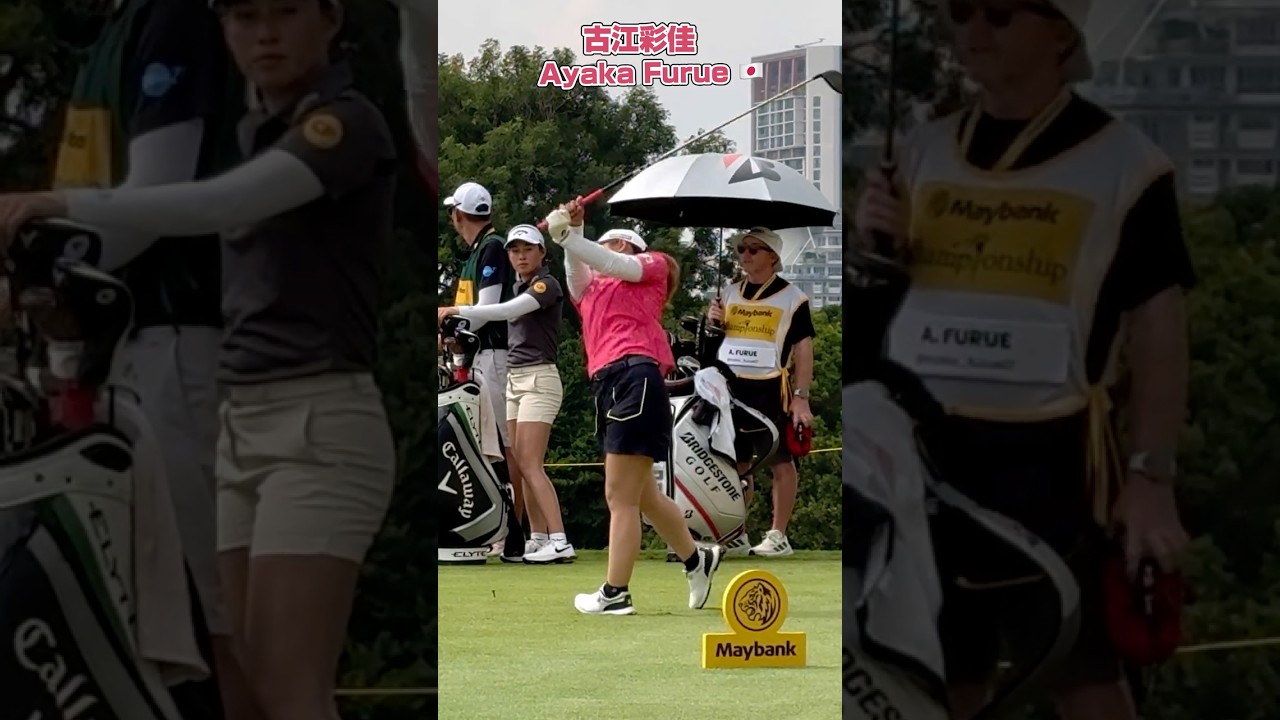 【Slow】力まないから飛ぶ❣️「リラックス・スイング」の極意❗️【古江彩佳】