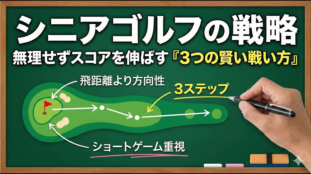 シニアゴルフ：賢く戦う3ステップ｜60代からでも遅くない！シニアゴルファーのためのパーオン攻略法3ステップ