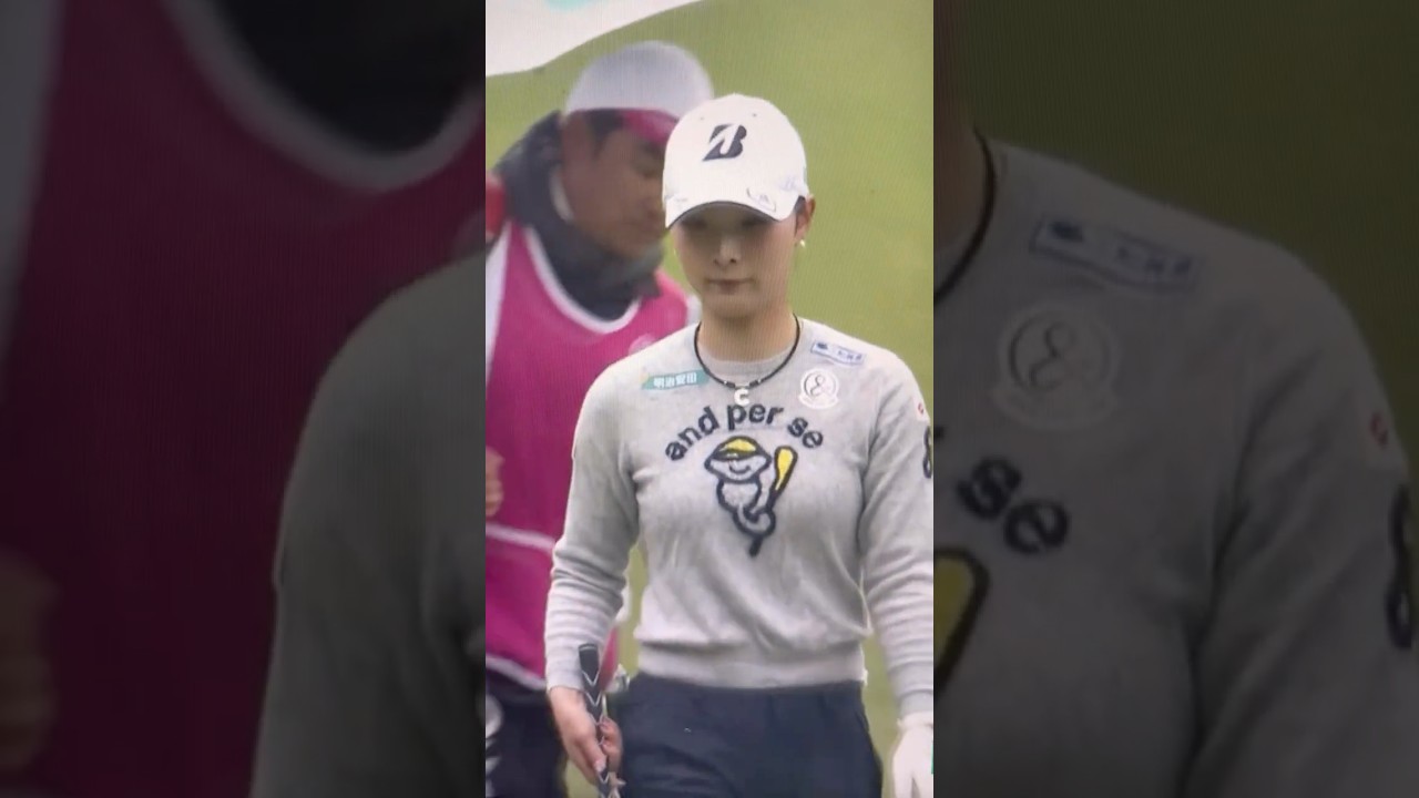 【鶴岡果恋】ヤマハレディス　チップイン　#ゴルフ #golf #チップイン #結婚おめでとう