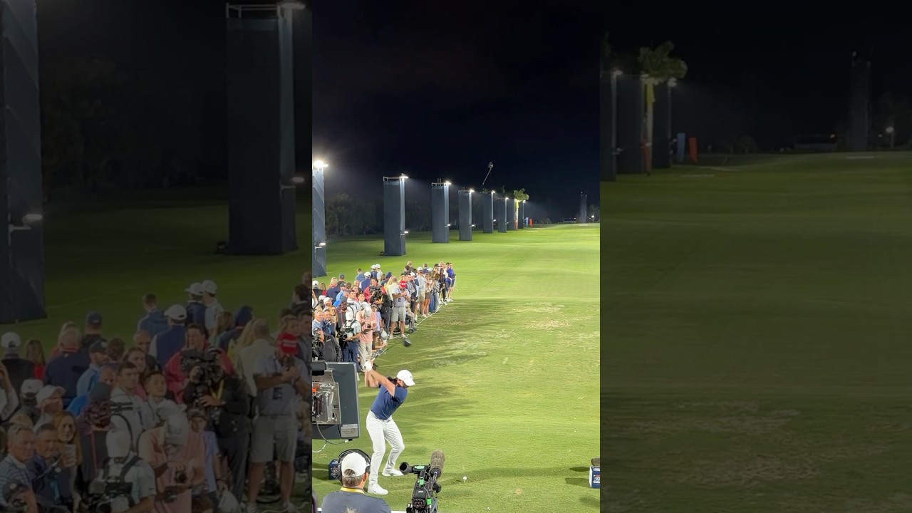 Rory Mcilroy longest drive with the power draw