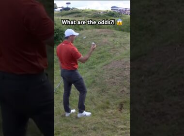 WHAT just happened to Rory McIlroy?! 👀