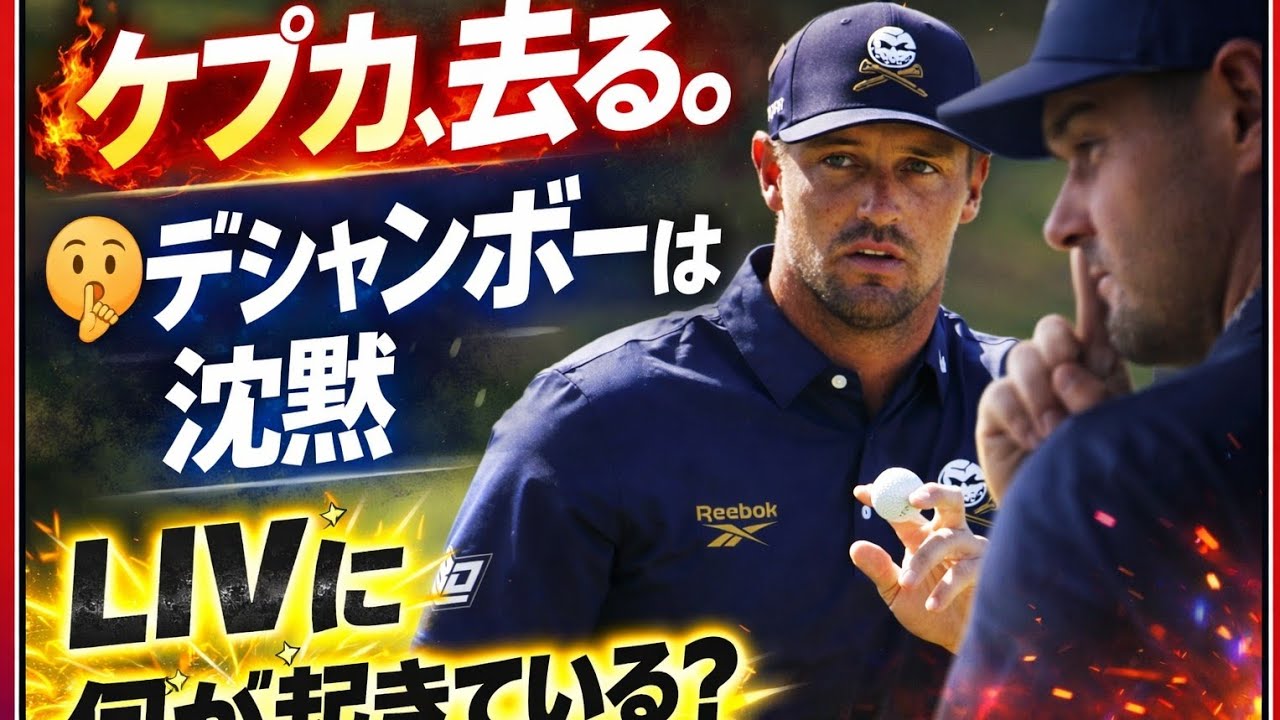 静かに動いた運命――ケプカ離脱、デシャンボーの沈黙LIVゴルフが迎える分岐点
