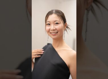 【ストリートスナップ】ヘアをアップにした大人スタイル！金澤 志奈選手