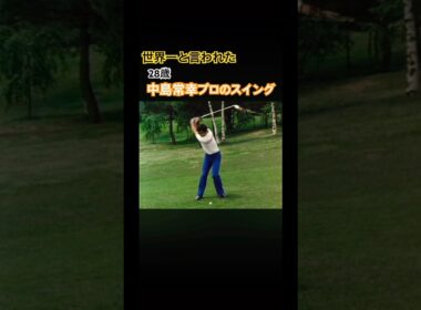 世界一美しいと言われていた28歳中島常幸プロのスイング #ゴルフスイング #golf #golfswing #ゴルフ #中嶋常幸