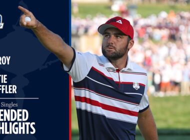 Rory McIlroy vs Scottie Scheffler Extended Highlights | Sunday Singles | 2025 Ryder Cup
