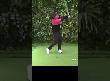 ラフから打つ時こそリラックスして打て #福嶋晃子 #ゴルフレッスン #ゴルフ