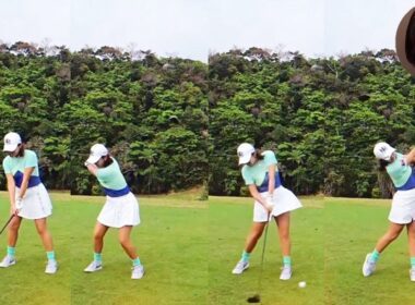 Bo Mee Lee イ・ボミ プロゴルファー DRIVER SHOT SLOW MOTION !!!