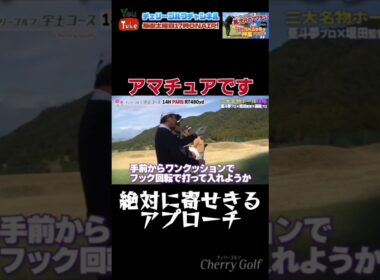 衝撃のアプローチにプロも驚愕！#坂田塾#ゴルフ#アプローチ#重永亜斗夢