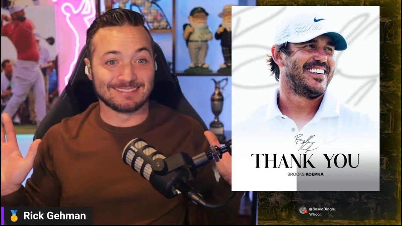 BROOKS KOEPKA LEAVES LIV