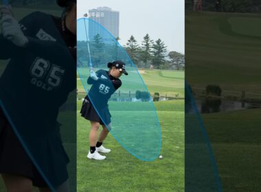 안선주 프로 | 라인을 보면 길이 보이는 프로의 스윙 #koreagolf #골프스타 #golf #골프 #golfswing