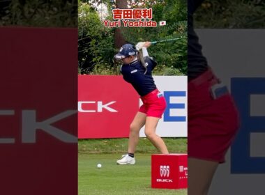 ゴルフ界のアイドル❣️吉田優利が見せた "ガチの職人顔”❗️