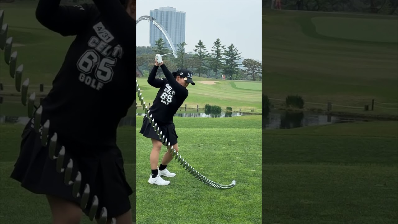 안선주 프로  | 라인을 보면 길이 보이는 프로의 스윙 #koreagolf #골프스타 #golf #골프 #golfswing