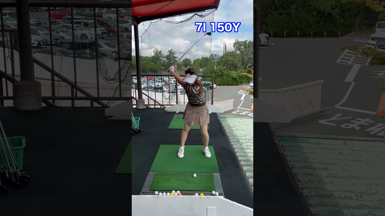 【全ショット】小野星奈正面スイング #ゴルフ