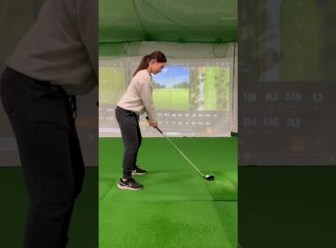 中村 好花 選手 UT NAKAMURA KONOKA ゴルフスイング ユーティリティ UT後ろ①