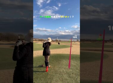 【あわやワンオン⁉️🔥】コース始めでの飛距離が伸びすぎていた・・・！気をつけないと😤✨ #埼玉県草加市 【体育教師✖︎レッスンプロ】#short #shorts #golf #高尔夫 #ゴルフ