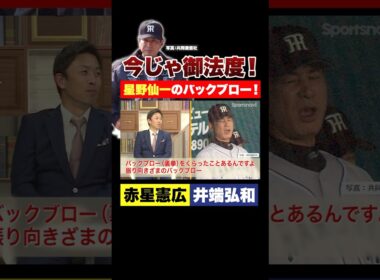 【今じゃ御法度】阪神・星野仙一のバックブロー！【赤星憲広×井端弘和】