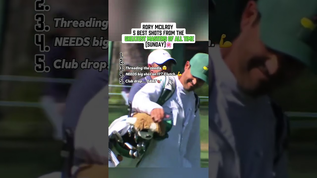 Rory McIlroy's 5 Best Shots!  #golf #pgatour #golfswing #golfer #golflife #golfing
