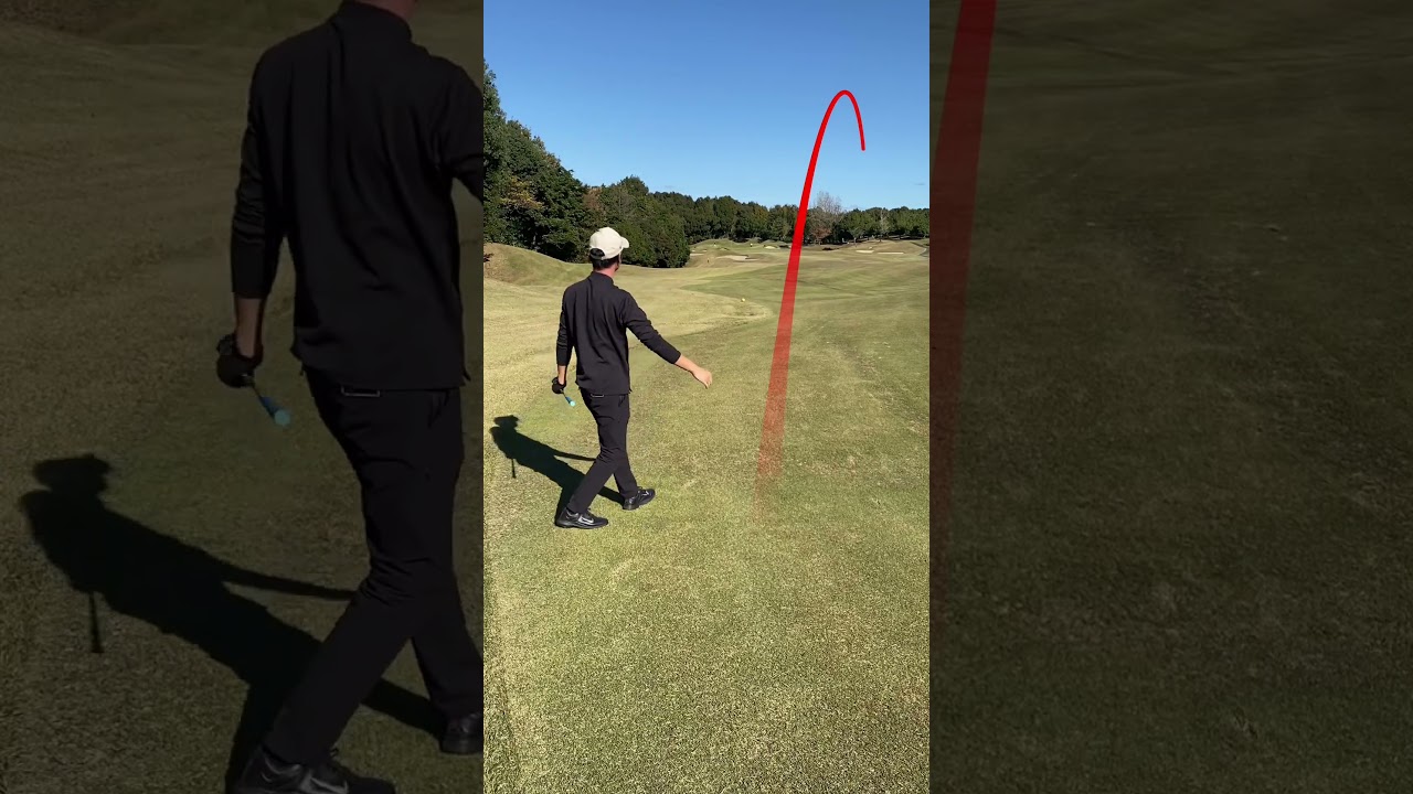 【ゴルフラウンド】ドライバー苦手ならこうやればロングでもパー取れる#shorts#冬ゴルフ