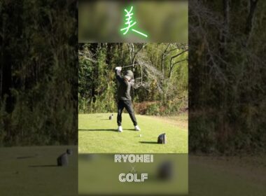 #ゴルフ #ゴルフスイング #スローモーション